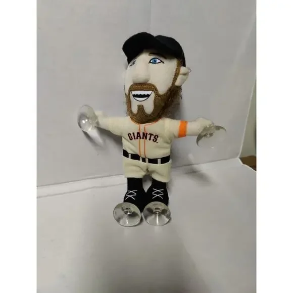 San Francisco Giants Hunter Pence on Board Plush Doll Window Cling 2017 - Picture 1 of 11